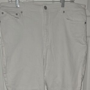 Lauren ralph lauren white jeans size 16